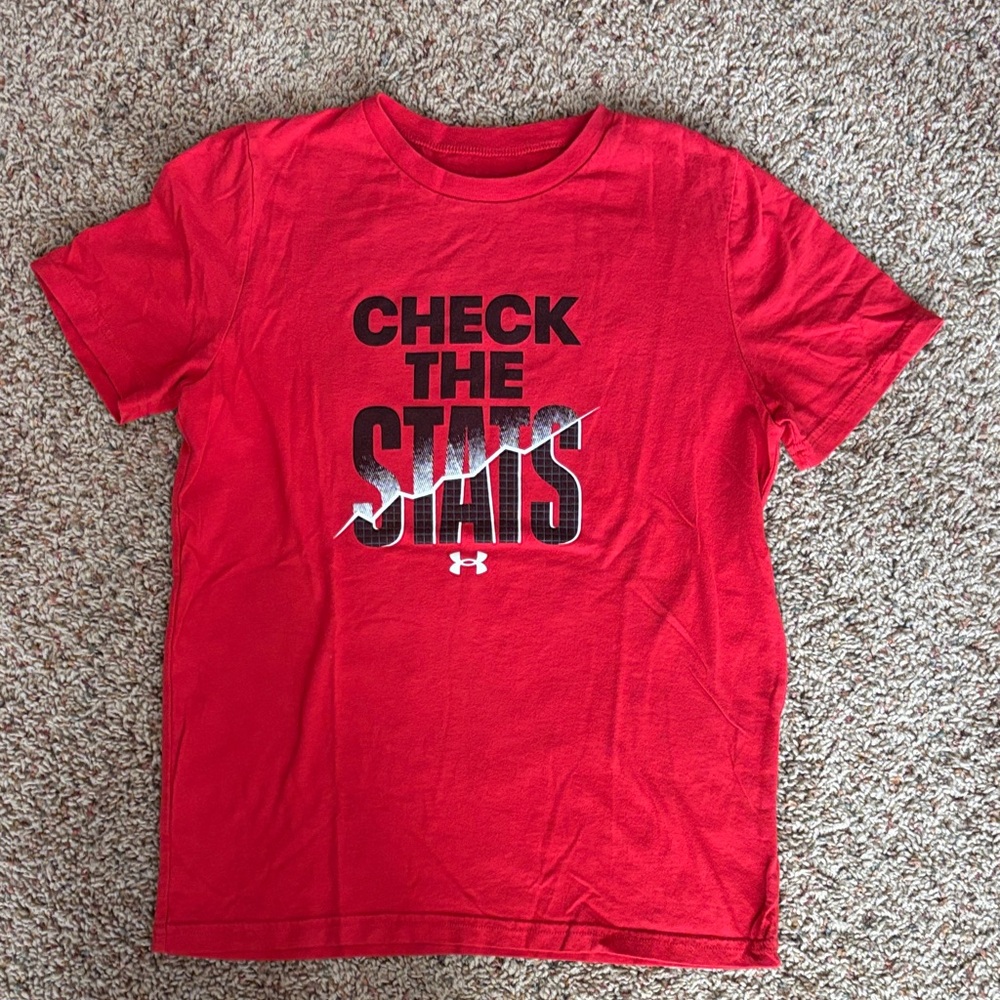 Under Armour Kids Red Graphic Tee